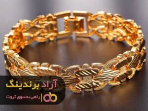 قیمت دستبند طلا مردانه