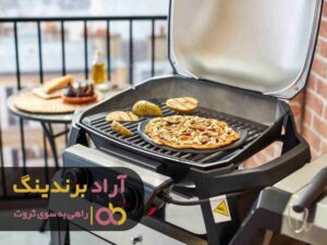 کباب پز ایستاده موتوردار پارس خزر
