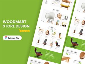 کد تخفیف 40% قالب وودمارت راست چین یونی وودمارت