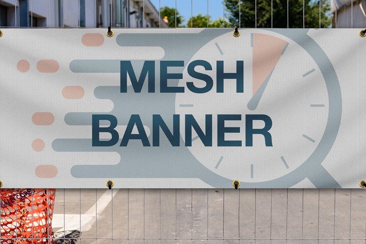 تفاوت بنر فلکس و بنر مش برای نصب در فضای باز